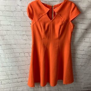 Julian Taylor Key Hole Fit and Flare A Line Dress